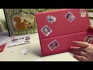 Part one of putting stickers on my iPad