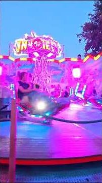 INVADER bei Nacht! #kirmes #funfair #rheinkirmes2026