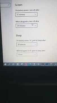 How to change Power and Sleep settings in windows 10, 8.1#computersetting #laptop #short #sleep