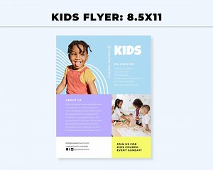 Children's Church Flyer VBS Kids Ministry Flyer Kids Ministry Sign Kids Ministry Postcard Kids Ministry Kit Kids Volunteer Kids VBS Flyer - Etsy