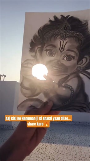 Suraj ko fal 🥭 banane wale Baal Hanuman 🔥 Jai Bajrang Bali 🙏 #HanumanJi #hanumantemple