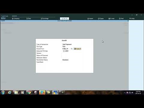 Tally Prime| Statutory Payments in Tally Prime| Auto-Fill Mode