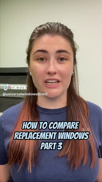 Welcome back to part 3 of our four part series- How To Compare Replacement windows! Stay tuned for part 4 & check out our website for more information! #replacementwindows #homerenovation #homeimprovement #homedesign
