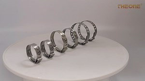 Stainless Steel SS304 Single Ear Stepless Hose Clamp One Ear Pex Pipe Hose Pinch Clamp