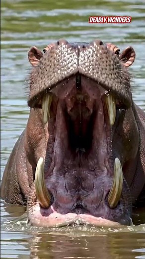 Why hippos are NOT gentle giants 😳