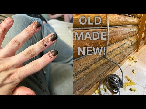 How To Chink A Log Cabin | Winter Project