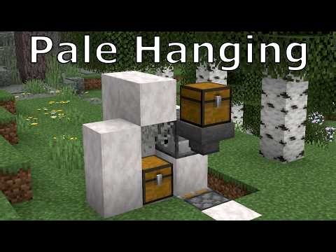 How to Build a Simple Pale Hanging Moss Farm in Minecraft