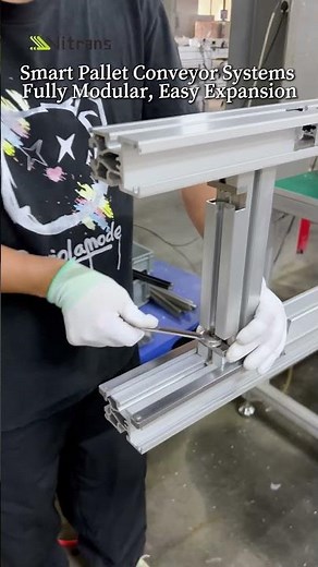 Smart Pallet Systems Improve Manufacturing Stability #machine #conveyorsystem #factory #automobile