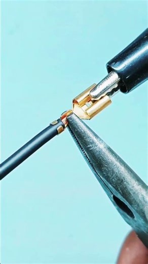 How to Solder Wire Connectors #experiment #sciecne #ytshorts #education