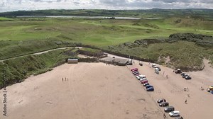 Portstewart town on the Causeway Coastal Route, Northern Ireland.