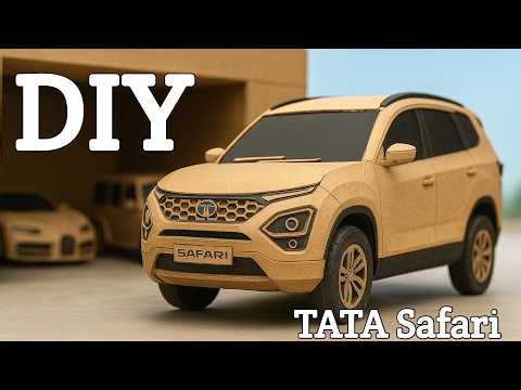 Cardboard 2025 Tata Safari: Ultimate DIY Build! 🚗✨
