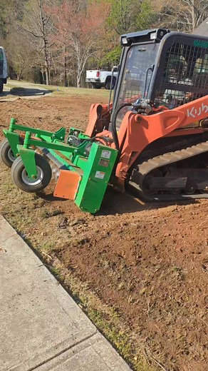 Transform your landscape with precision and ease using our powerful Harley rake! 🌿 Perfect for leveling, grading, and creating a smooth, professional finish every time. #harleyrake #smoothfinish #outdoorprojects #groundpreparation #grading | RLL Services LLC