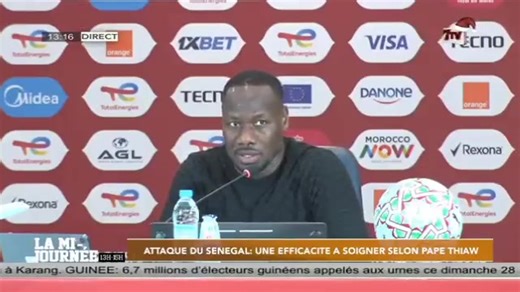 Video-Attaque du Sénégal: Une efficacité à soigner selon Pape THIAW #senegal #7TV @super fans #kebetu | 7TV