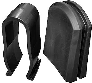 16mm Black Plastic Fishing Rod Holder for Transport and Storage