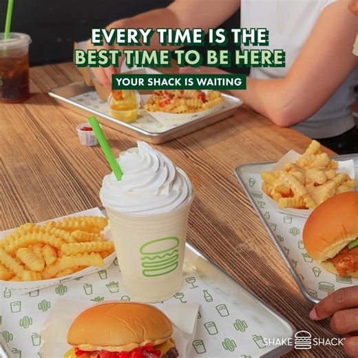 With a menu full of crowd-pleasers, Shake Shack is the only place to meet up with the group chat. See you soon. | Shake Shack