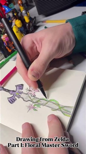 Day I: Master Sword #zeldabotw #zeldatearsofthekingdom #art #drawing