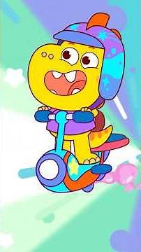 Tim Rex sings "Dino Pants' while flying through space! 🌟 #shorts