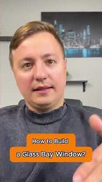 How to Build a Glass Bay Window? #windows #aluminumstructures #construction