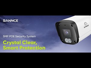 How to Set up & Install SANNCE 5MP PoE NVR IP Camera System, N98PBM+I51EP