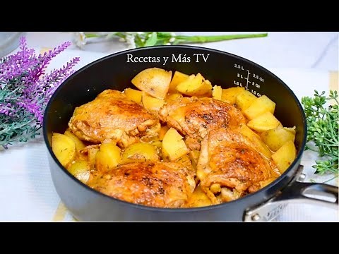 La Receta De Pollo Con Papas Que Más hacia Mi Abuelita y Le Quedaba Bien Delicioso