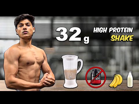 Muscle Building Shake without Protein Powder | Homemade Protein Shake