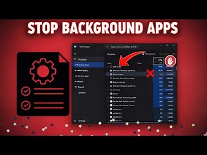 How To Stop Background Processes In Windows 11&10 With Task Manager