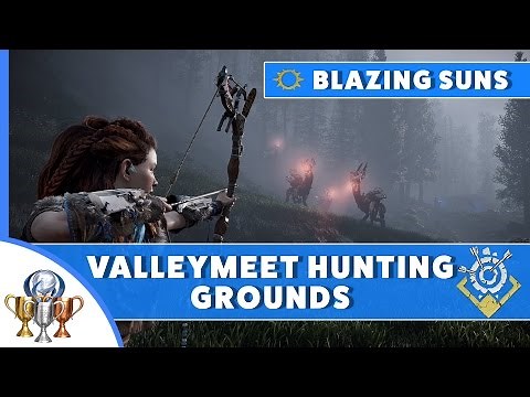 Horizon Zero Dawn Blazing Sun Trials Guide - Valleymeet Hunting Grounds (Fire, Shock and Freeze)