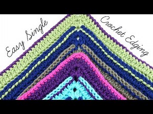 Easy Single Crochet Edging