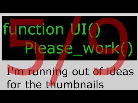 Archean #7 part 5/9 - Making the UI more functional