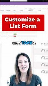 Customize List Forms in Microsoft 365