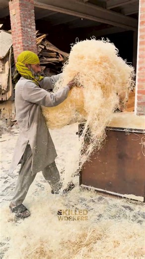 How Wood Wool is Made – So Satisfying!