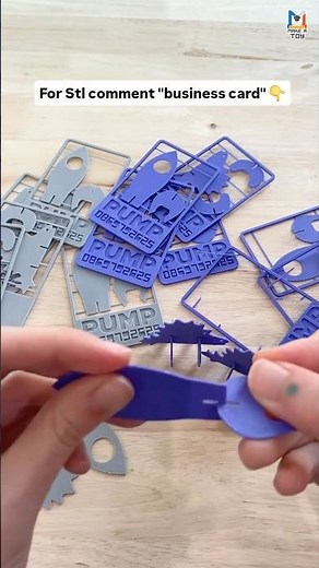 3D Printed Business Card – Build It Yourself ✨