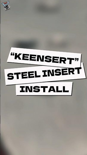 Installing a “Keensert” for this newly machined fixture plate 🙏🏾#classicbritishspares