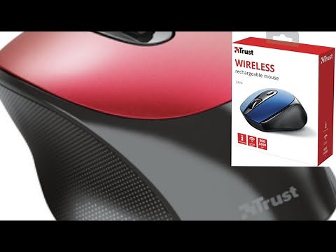 Trust WIRELESS Rechargeable Mouse UNBOXING