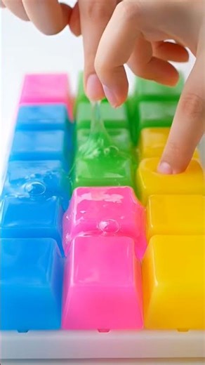 Slime Keyboard vs Ice Keyboard… So Satisfying! 🤯⌨️