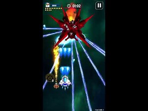 Galaxy Attack: Space Shooter- Boss Fight - Gameplay IOS & Android