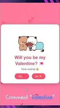 Valentine's Day wish using HTML code