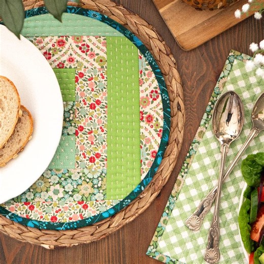 Cottage Table Placemat Pdf Sewing Pattern - Etsy