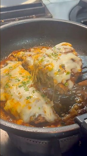 もう丸めない！フライパン1枚で作るワンパンチーズハンバーグ#ワンパン#時短レシピ#ズボラ飯#チーズハンバーグ#簡単ごはん #shorts