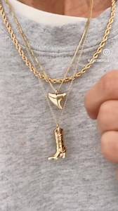 8.6K views · 56 reactions | Loving this combo right now. 懶 ✨Rope Chain ✨Jaws Necklace ✨Made For Walkin’ Necklace ✨Surfer Ring ✨Twist Wire Ring ✨Petite Diamond Band #jamesmichelle #necklacestack #layerednecklaces #ringstack #jewelry | James Michelle Jewelry | Facebook