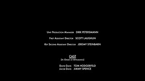 Cast in Order of Appearance