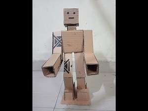 DIY: how to make robot model with cardboard - best out of waste craft
