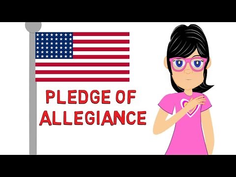 Pledge of Allegiance: Watch a cartoon for kids on the Pledge of Allegiance to the Flag