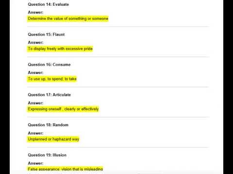 ASVAB WORD KNOWLEDGE 2025 🚀 100 REAL PRACTICE QUESTIONS & ANSWERS 🔥 (UPDATED FOR 2026)