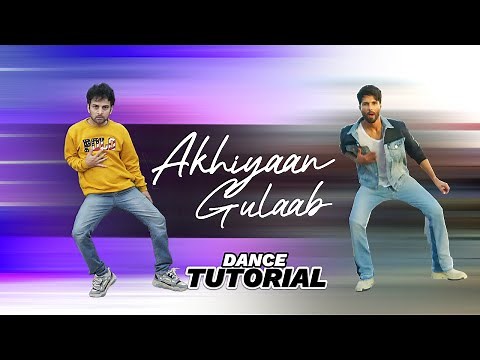 Akhiyaan Gulaab Shahid Kapoor Hook Step Dance Tutorial | Ajay Poptron Tutorial | Mitraz