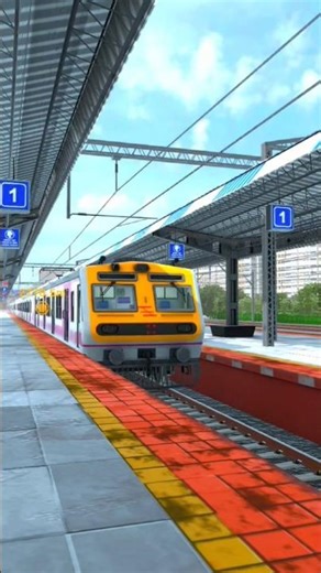 Mumbai local train High speed crossing Central #railworks #train #localtrain #railway4k #trainshorts