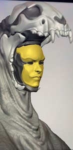 3.5K views · 49 reactions | Freestyle Tiger skull sculpt in Nomad on the M2 iPad Pro | Michael Wong | Facebook