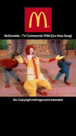McDonalds - Our New Song TV Commercial 1988