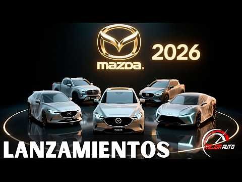 🚗 Mazda 2026: Meet the 8 New Cars, SUVs, and Pickups Being Launched and Renewed