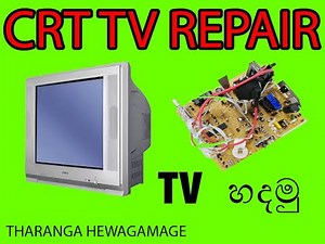 CRT TV repair